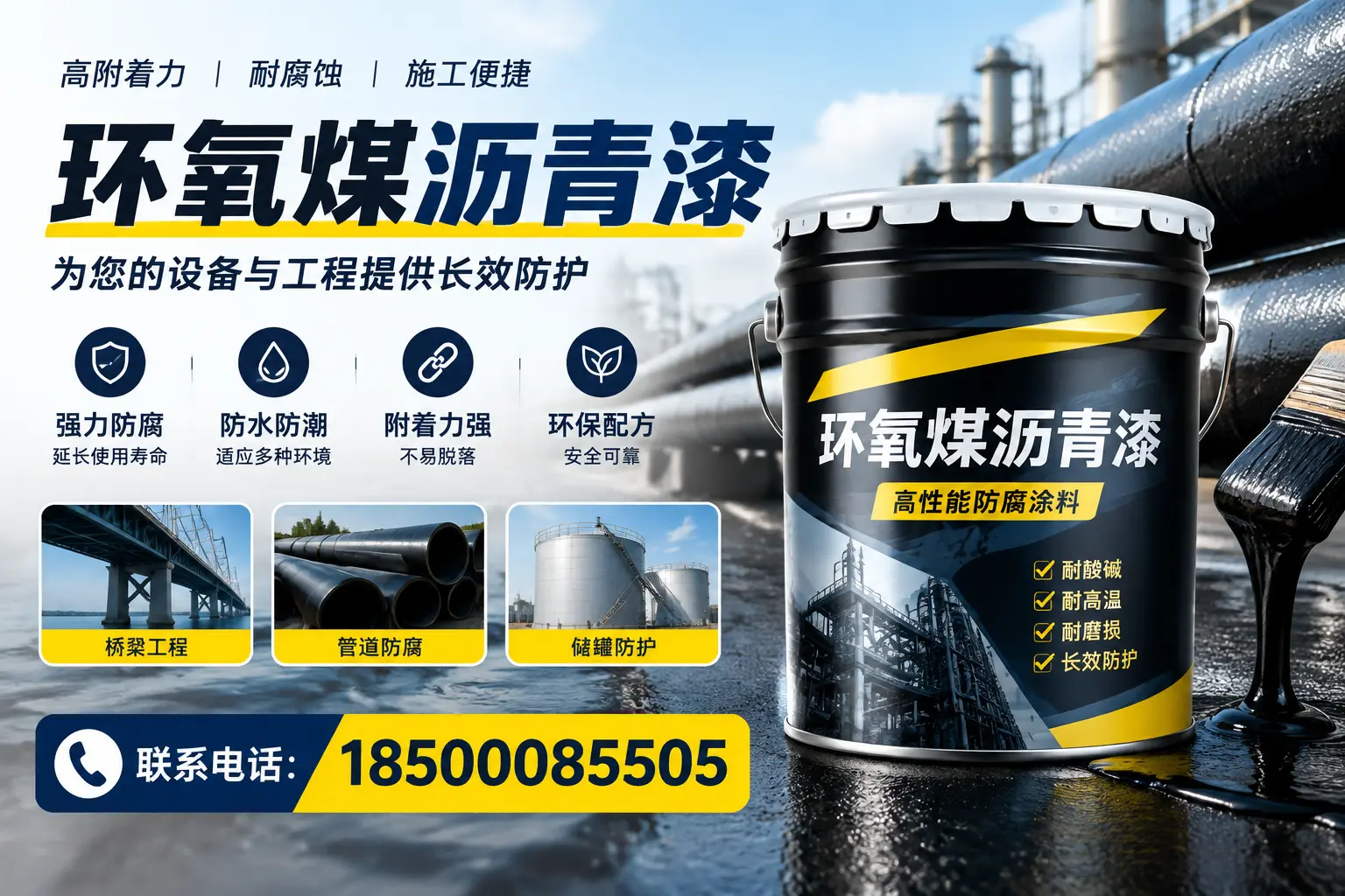 环氧煤沥青漆与其他涂料的对比分析，助力济南企业决策